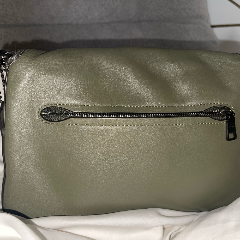 SOLD OUT RARE Coach Tabby Soft Leather With Snakeskin Detail Shoulder Bag - Picture 10 of 12